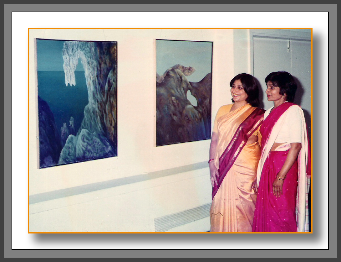 Manohar Kaul's daughter Uma with Prof. Kamakshi Trehan