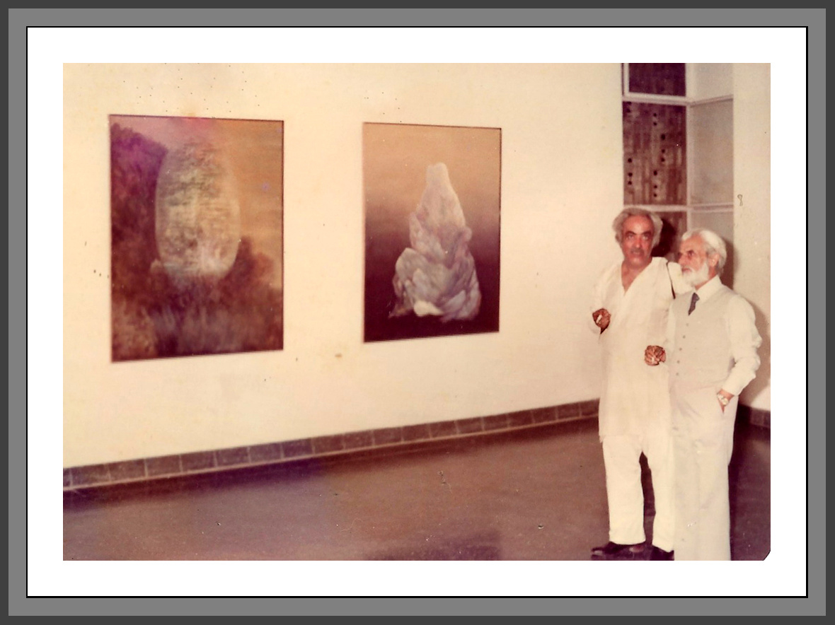 Manohar Kaul in conversation with artist G.R.Santosh