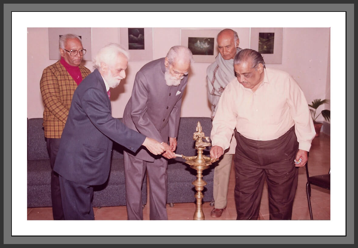 Inauguration of the exhibition by B.C. Sanyal, whom Kaul referred to as the Bhishma Pitamah of Modern Indian Art
