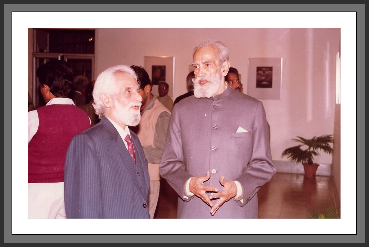 Manohar Kaul with B.C. Sanyal