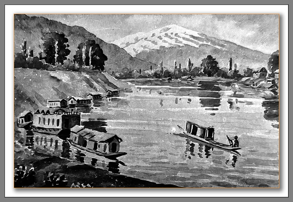 Water Course, painting – 1957 exhibition